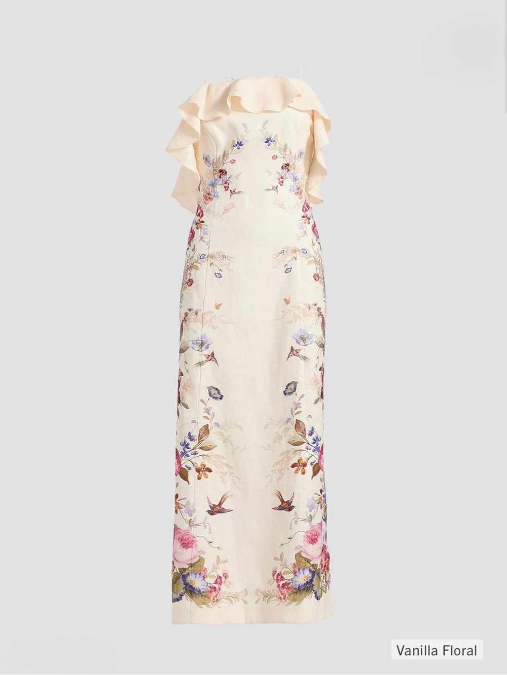 Zimmermann Patience Floral Linen Dress - Picture 2 of 7